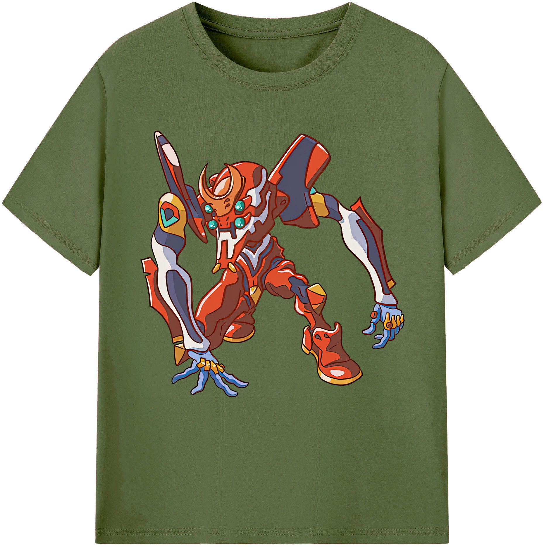 （画像用） EVA 新世紀エヴァンゲリオン 綿100％半袖Tシャツ（フロントプリント）